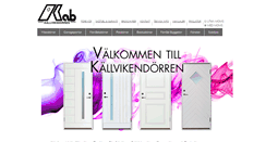 Desktop Screenshot of kallvikendorren.se