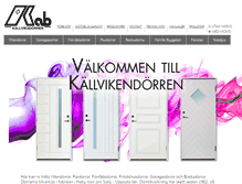 Tablet Screenshot of kallvikendorren.se